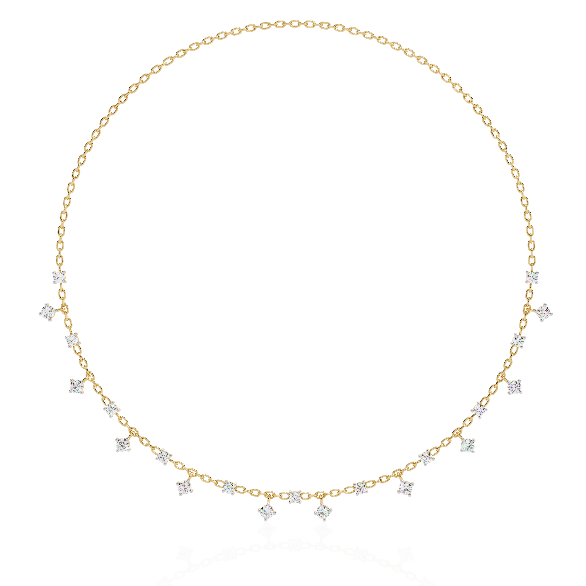 PavÃ© Cube Charm Necklace | 925 Sterling Silver