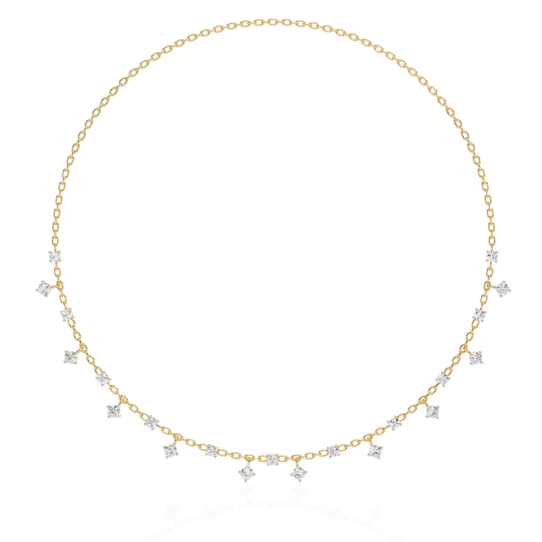 PavÃ© Cube Charm Necklace | 925 Sterling Silver