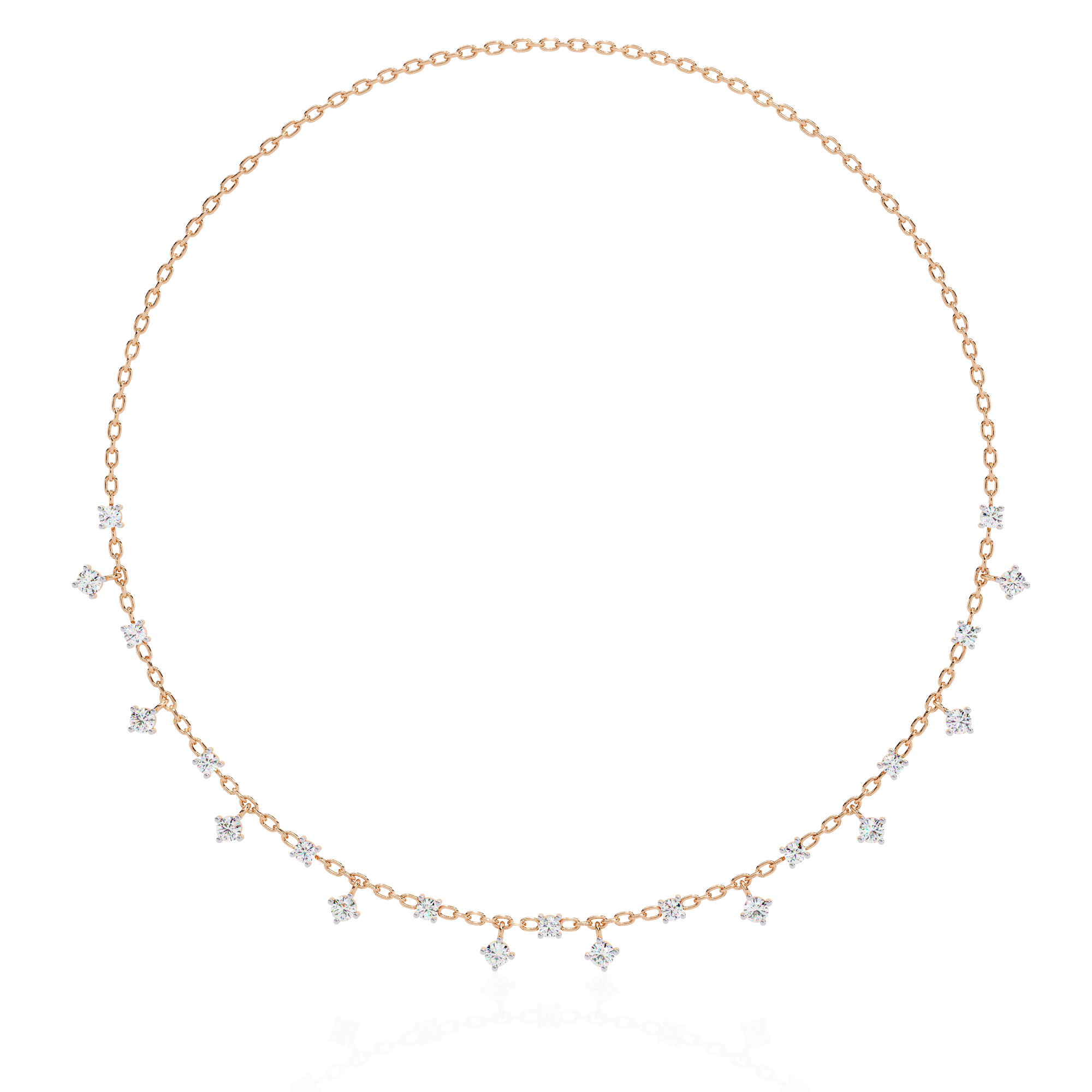 PavÃ© Cube Charm Necklace | 925 Sterling Silver
