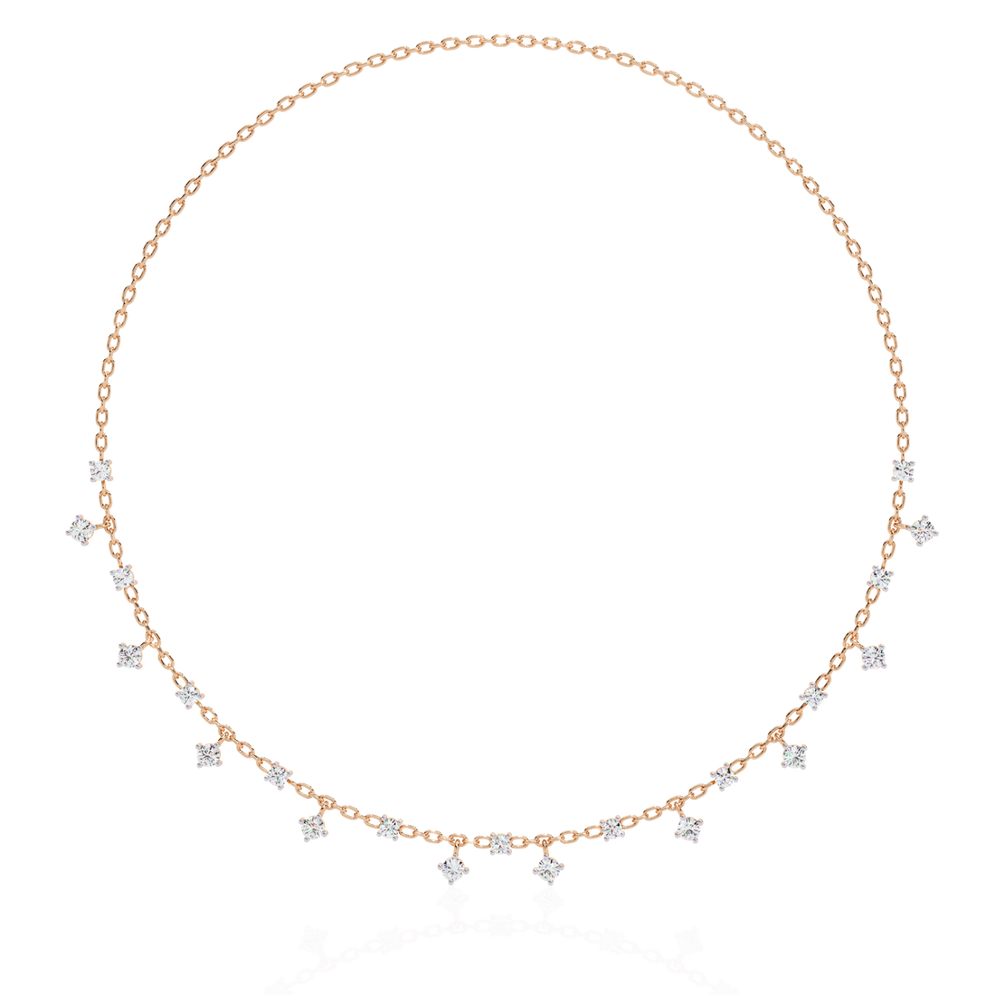PavÃ© Cube Charm Necklace | 925 Sterling Silver