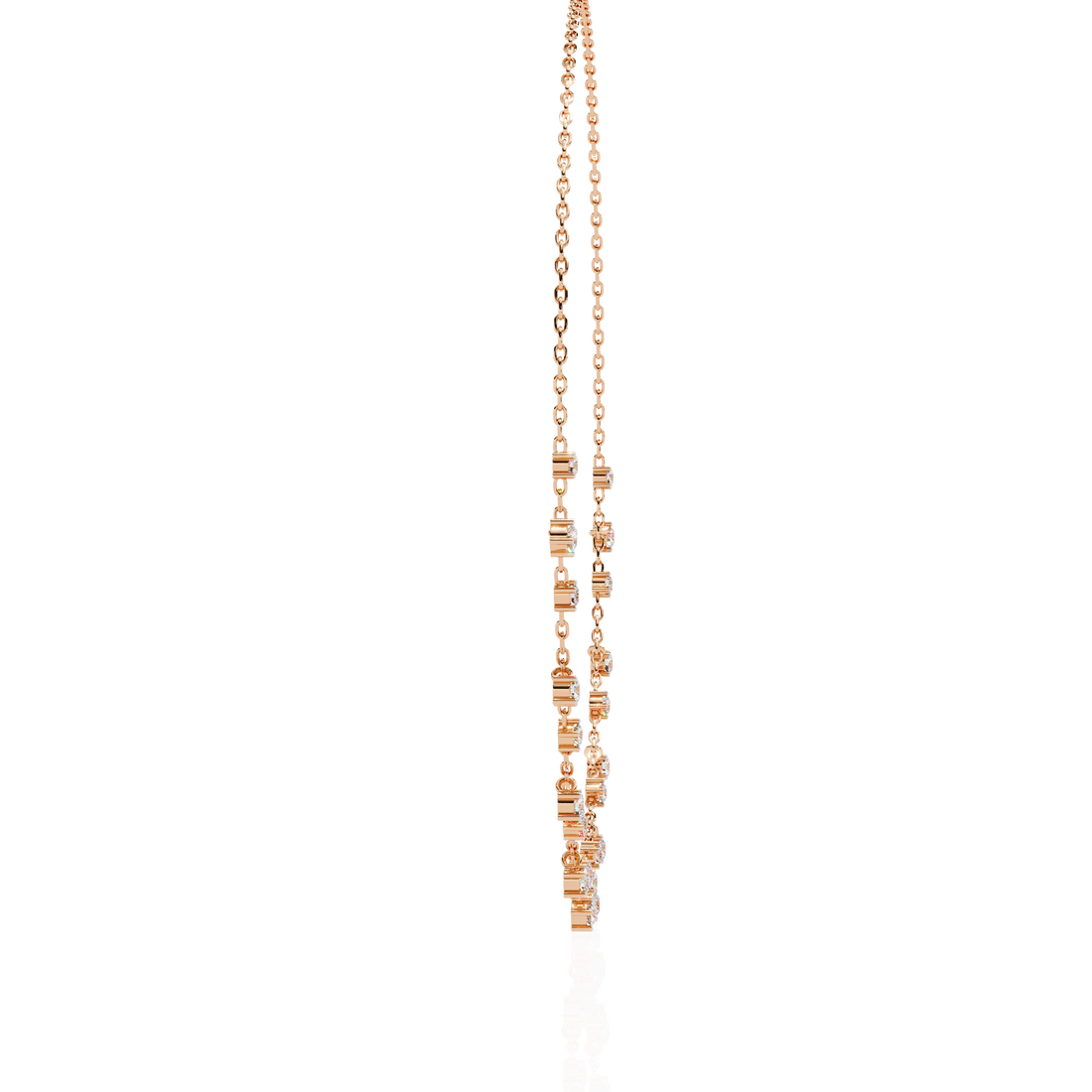 PavÃ© Cube Charm Necklace | 925 Sterling Silver
