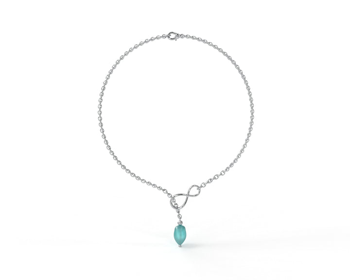 Orope's Infinity Grace Necklace Made With Pure 925 Pure Sterling Silver