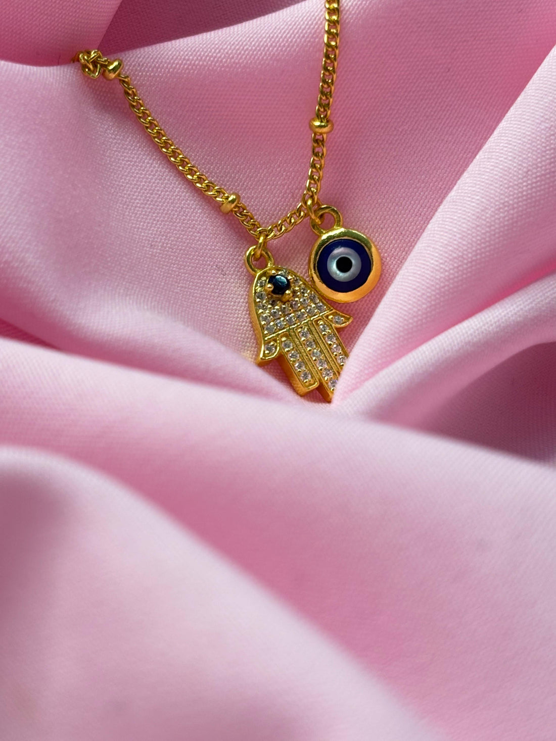 Evil eye anklet