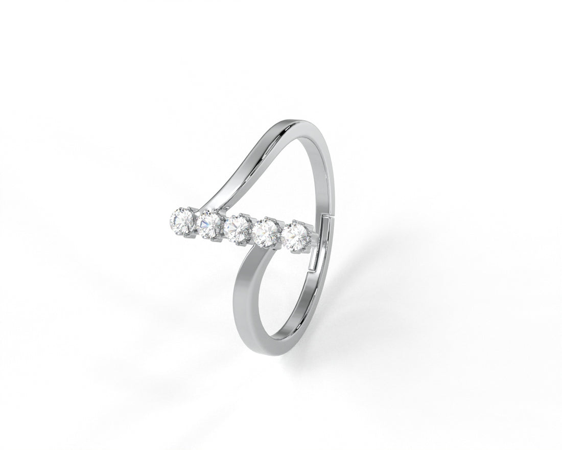 Orope’s Elegant Modern Adjustable Ring made with 925 Pure Sterling Silver