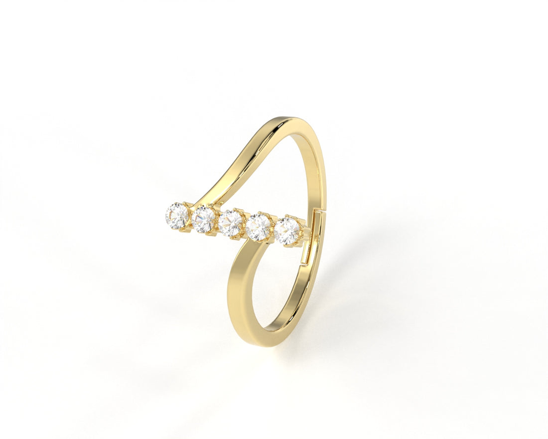 Orope’s Elegant Modern Adjustable Ring made with 925 Pure Sterling Silver