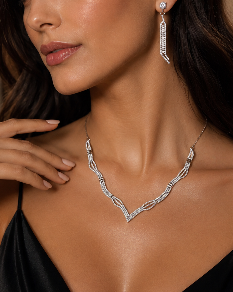 Crystal Necklace Set