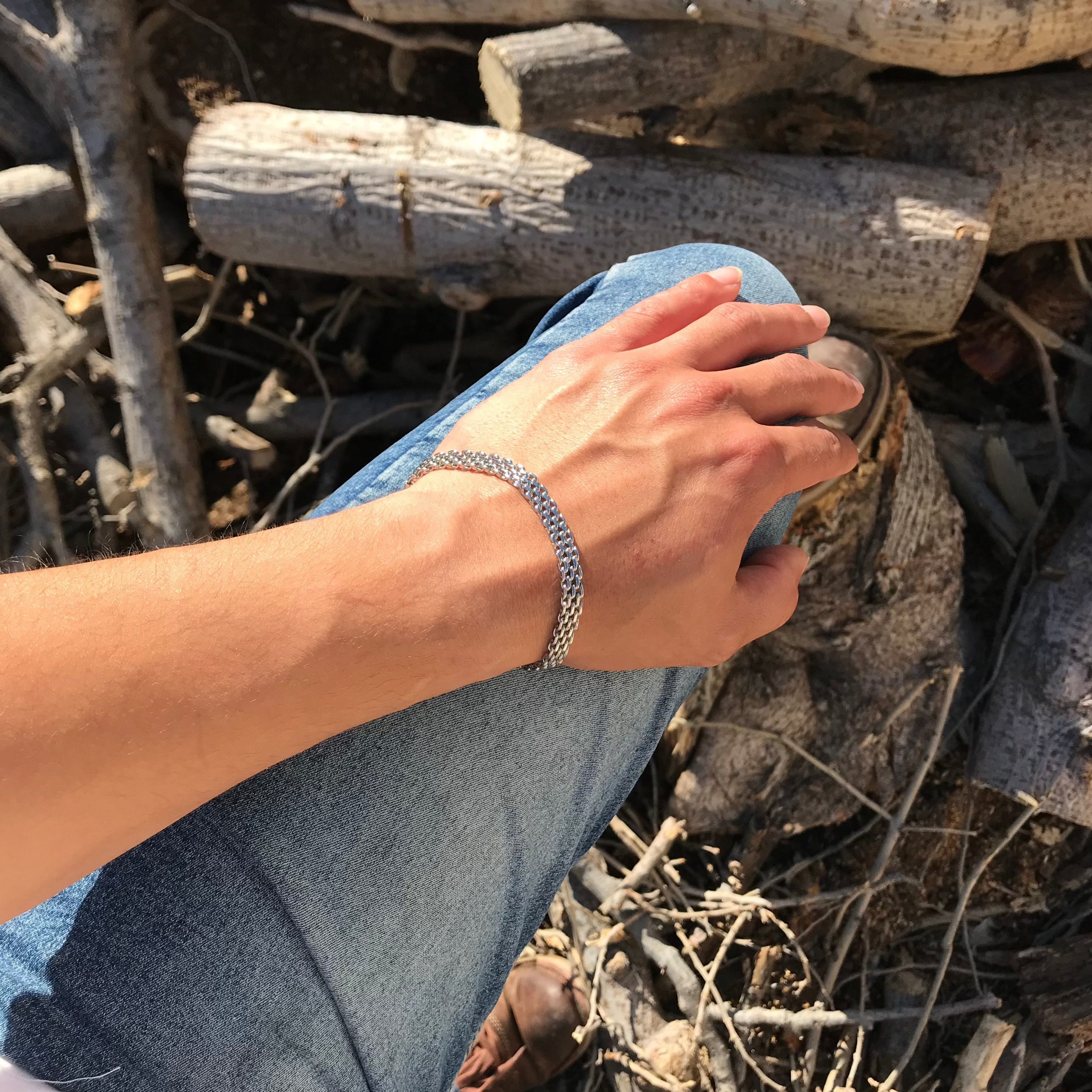 Orope's Mesh Bracelet 925 Pure Sterling Silver