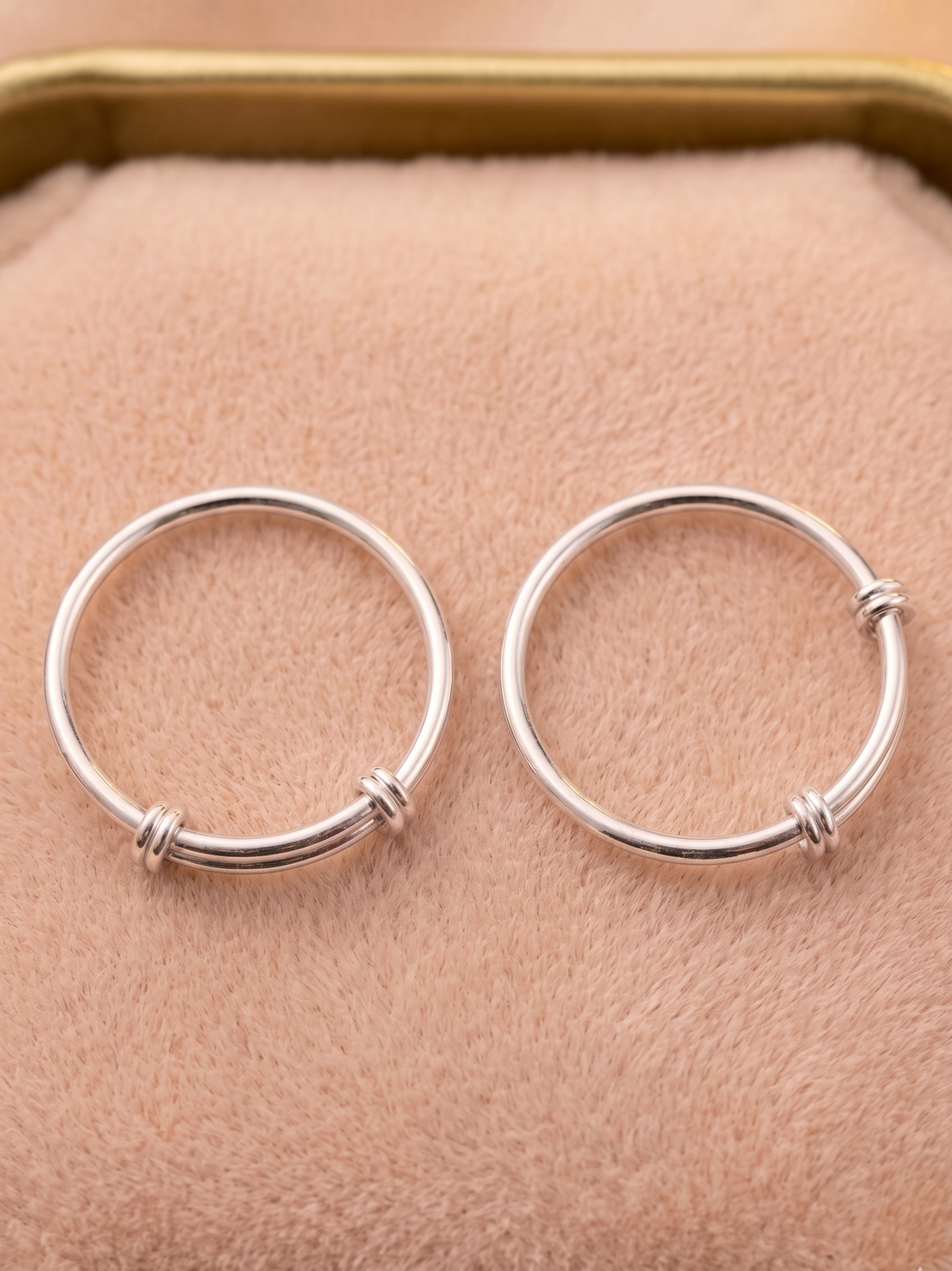 pure silver toe rings