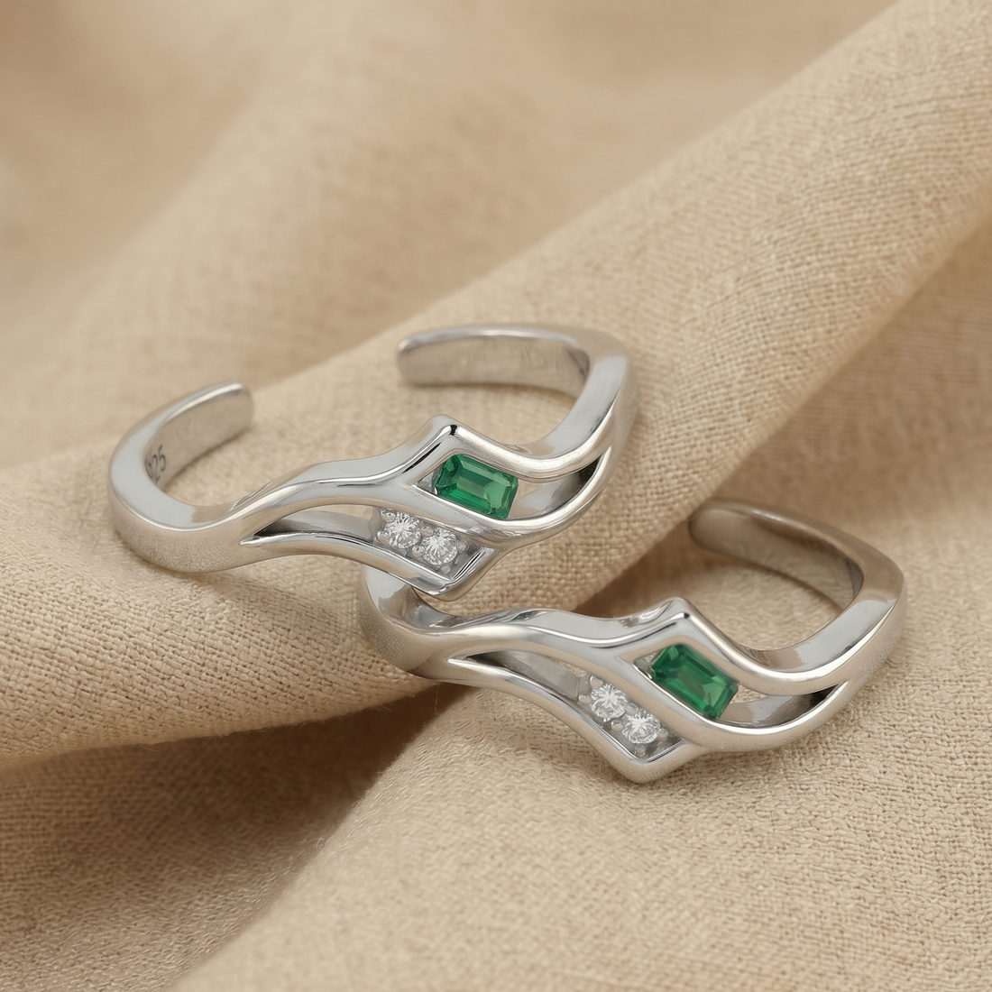 toe ring silver
