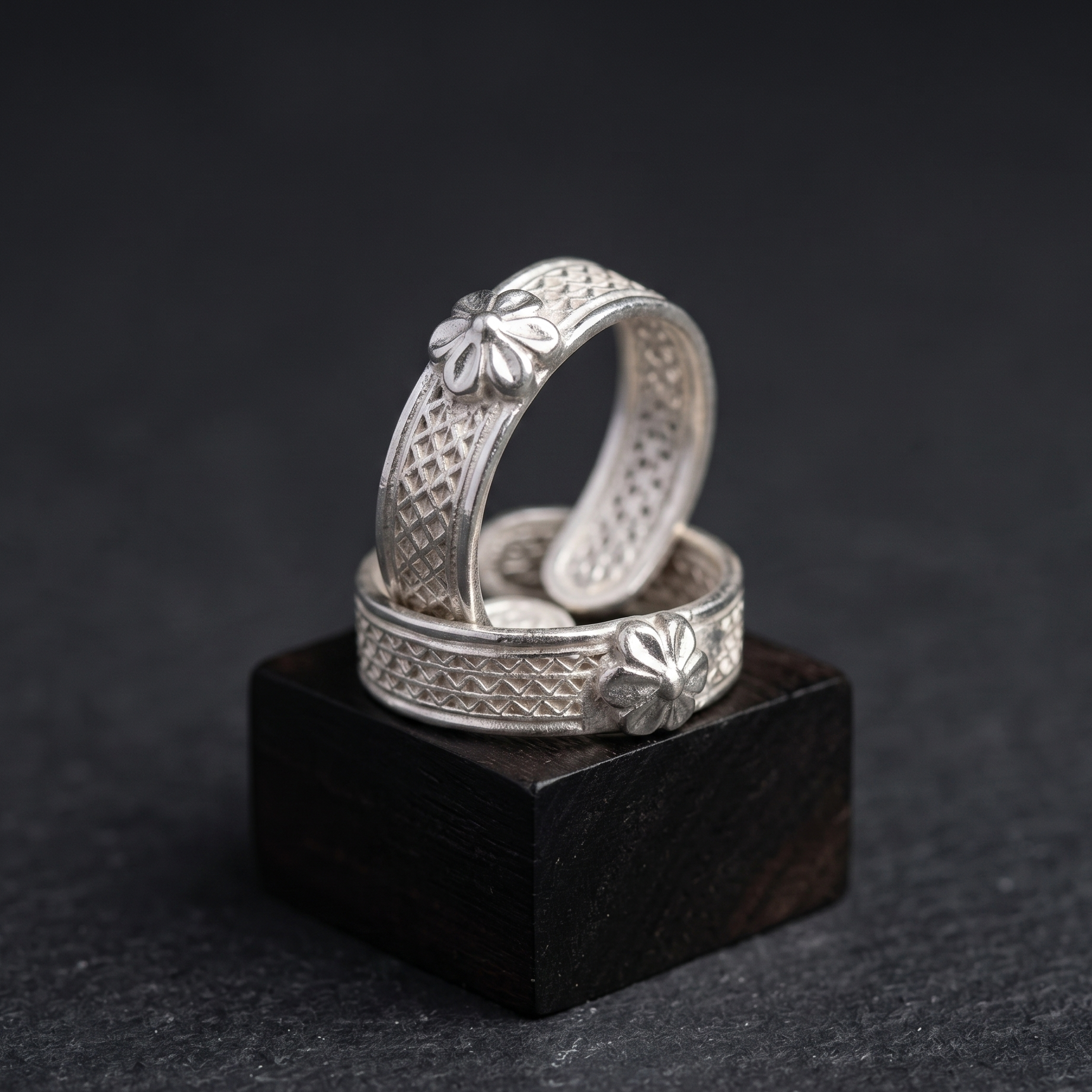 pure silver toe rings
