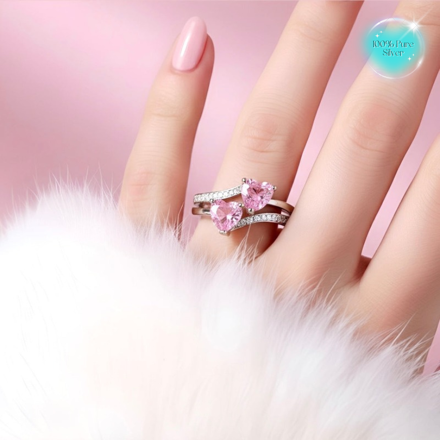 Orope's "Always and Again" Amour Ring | Made with Pure 925 Sterling Silver | Adjustable Size