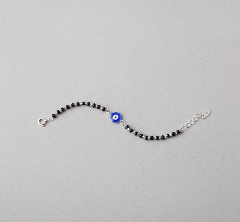 Kids’ Evil Eye Nazariya – 925 Silver Protection Bracelet for Toddlers