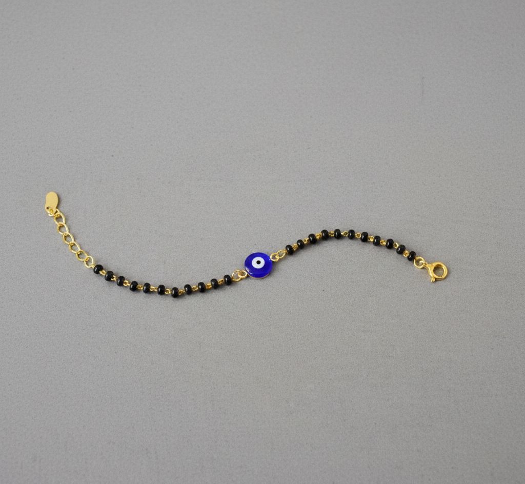 Kids’ Evil Eye Nazariya – 925 Silver Protection Bracelet for Toddlers