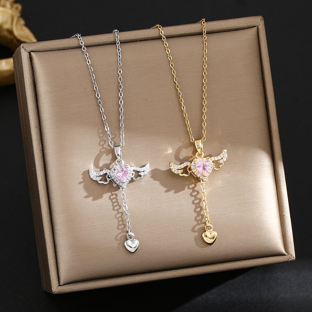Cupid’s Angel Wing Necklace for Women