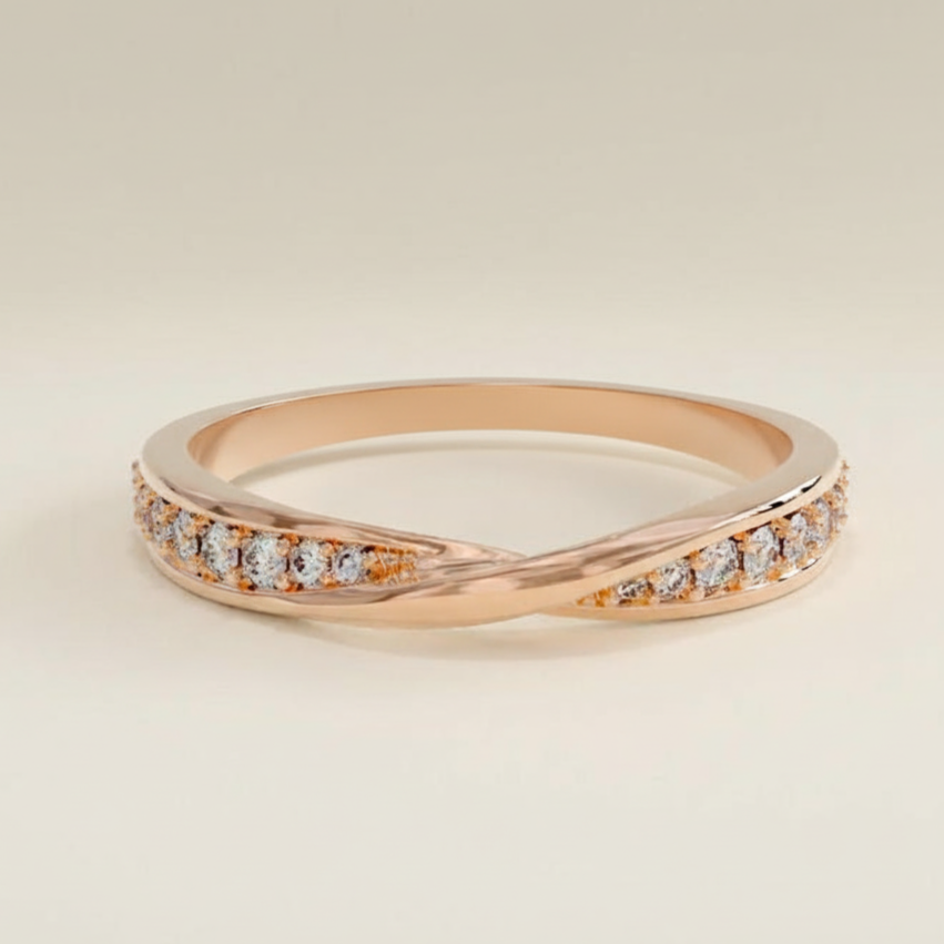 Orope’s Eternity Infinity Spiral Ring made with 925 Pure Sterling Silver