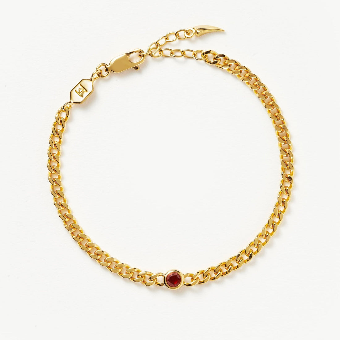 Orope’s Birthstone Chain Bracelet made with 925 Pure Sterling Silver