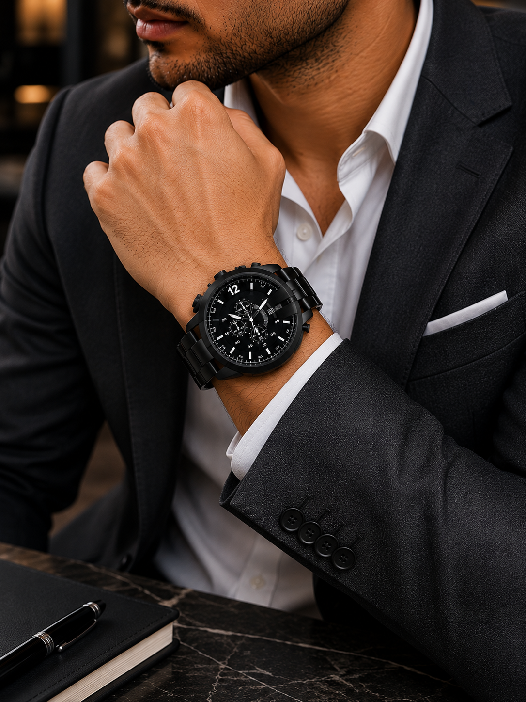 designer black watch