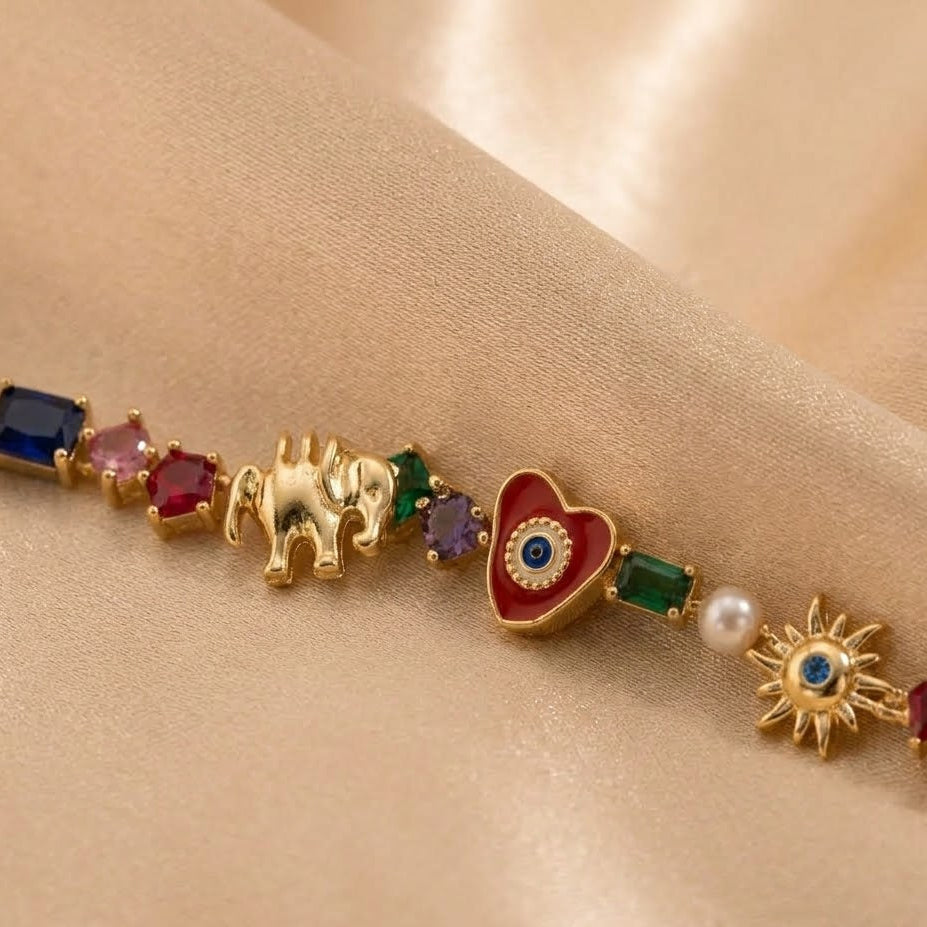 celestial charm bracelet