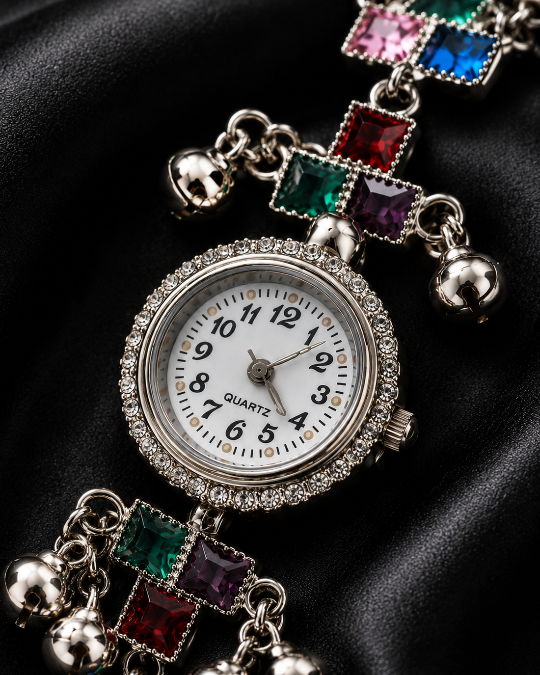 colorful stone watch for women