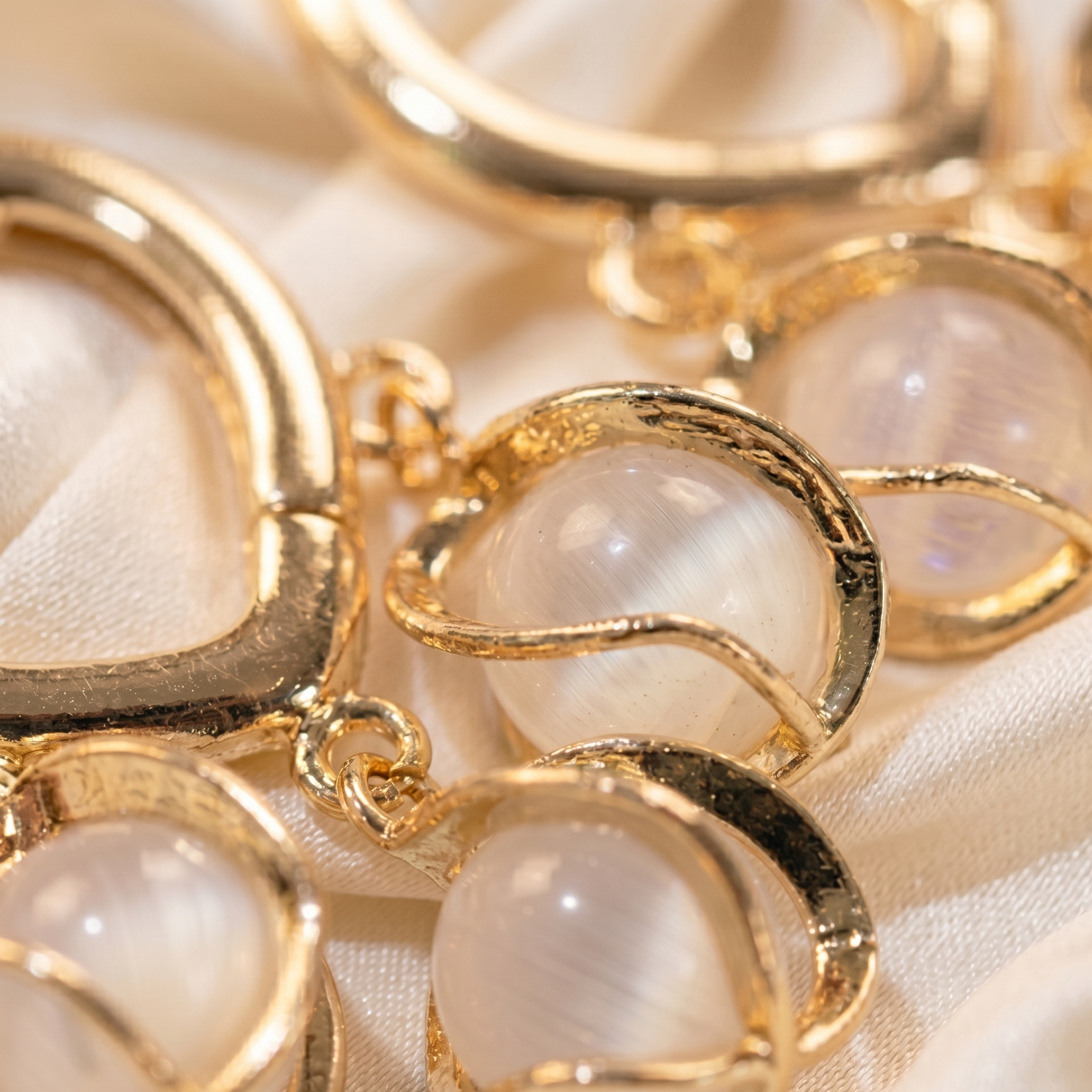 crystal hoop earrings