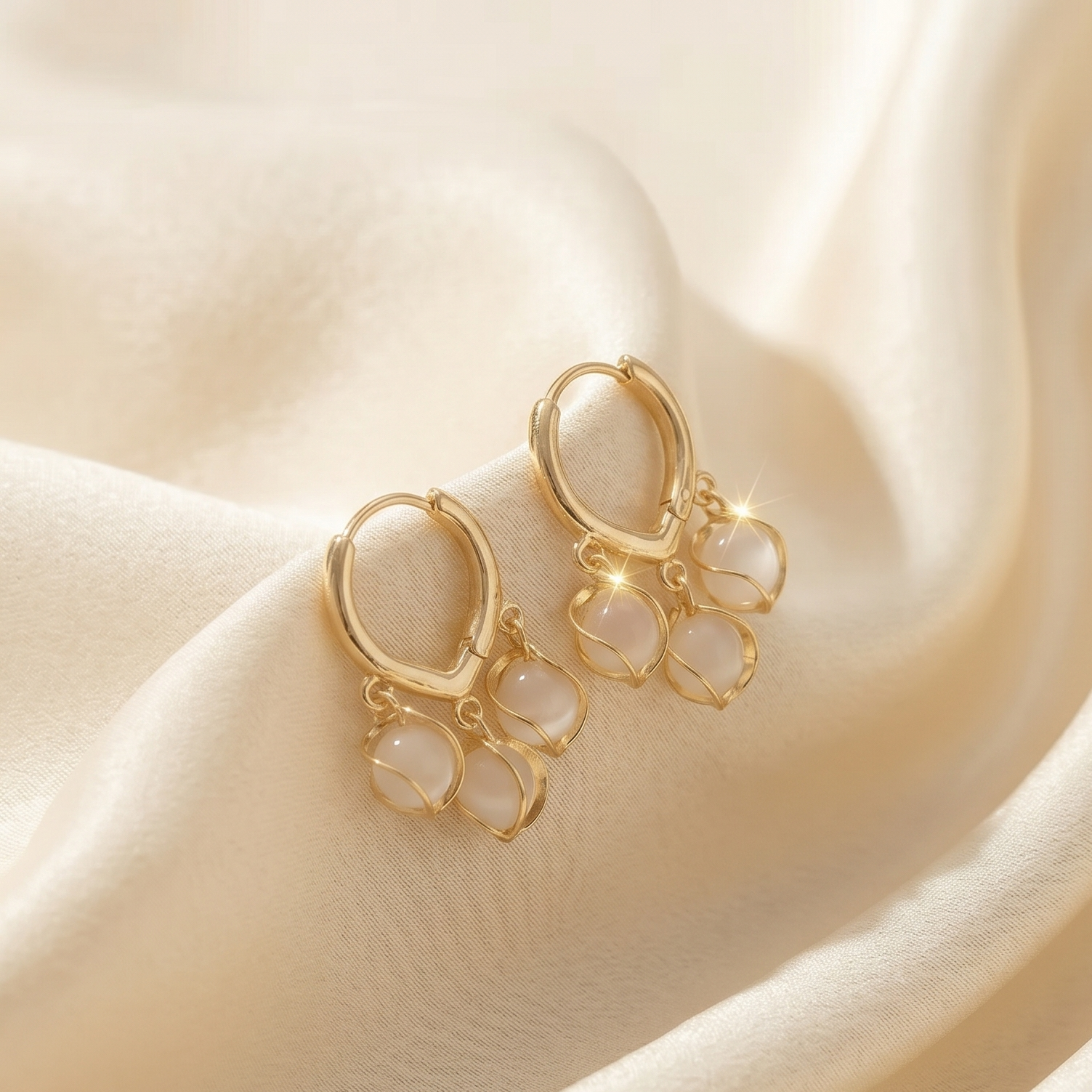 demi fine crystal earrings