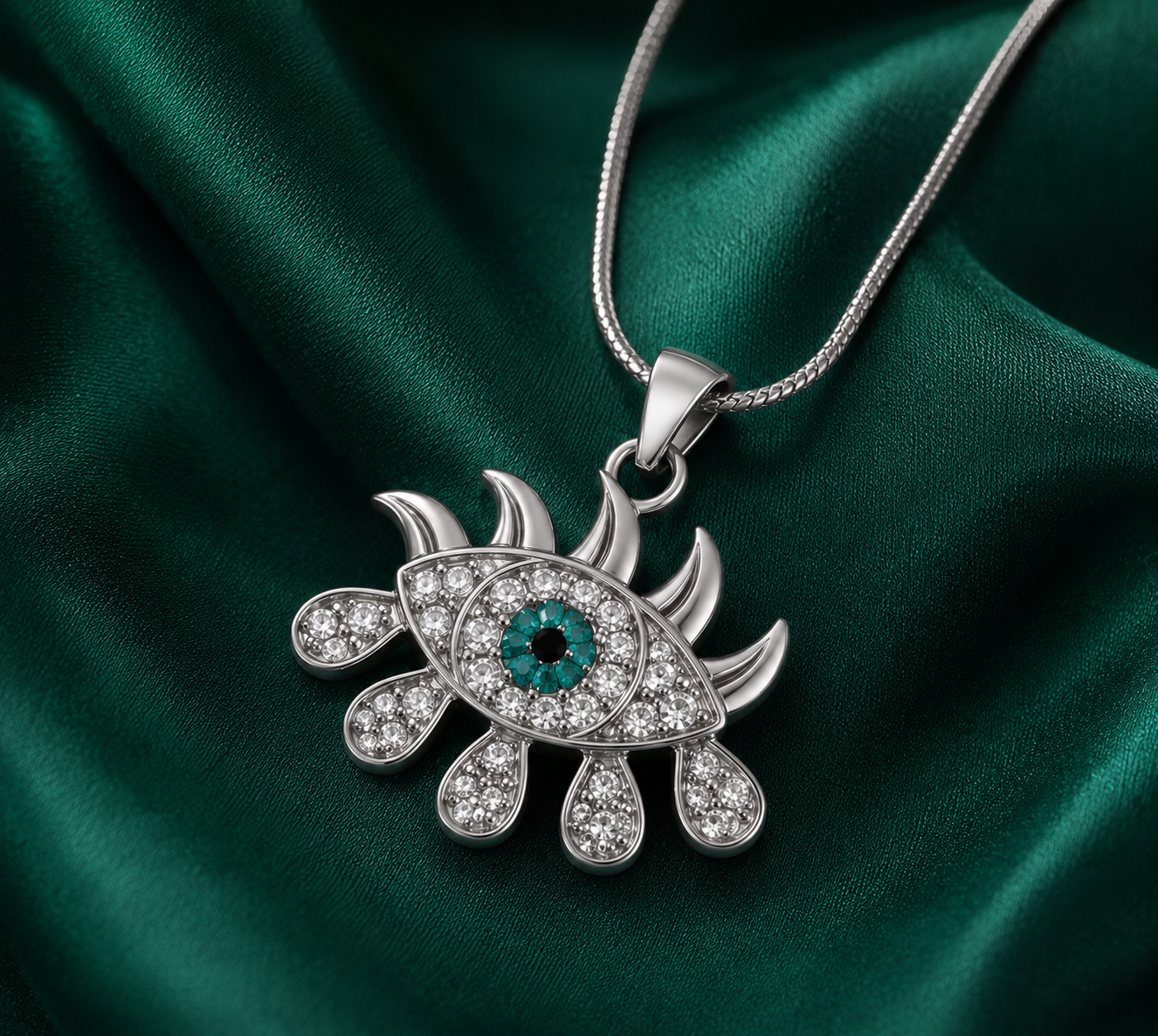 demi fine protection necklace