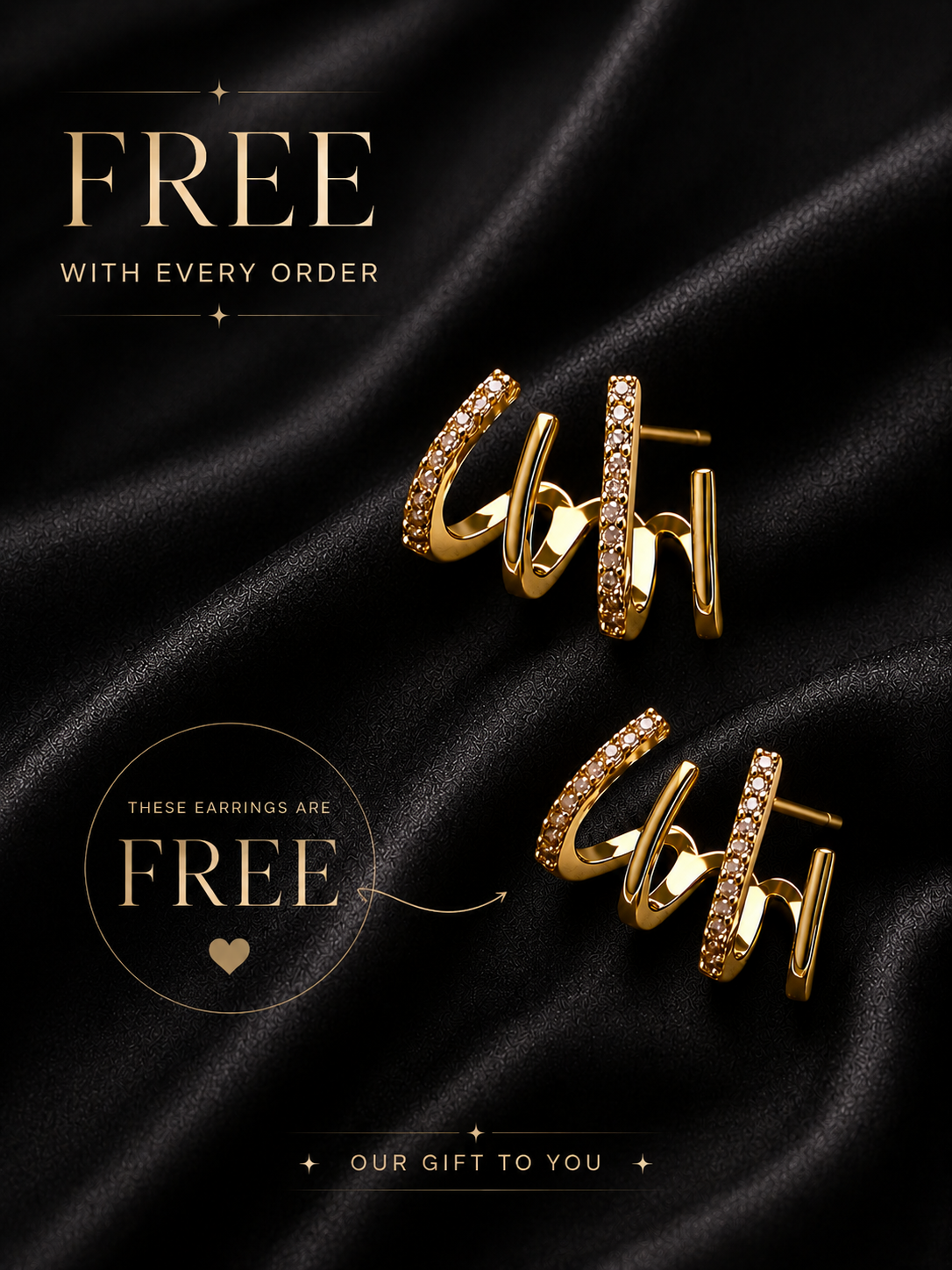 multi layer earrings