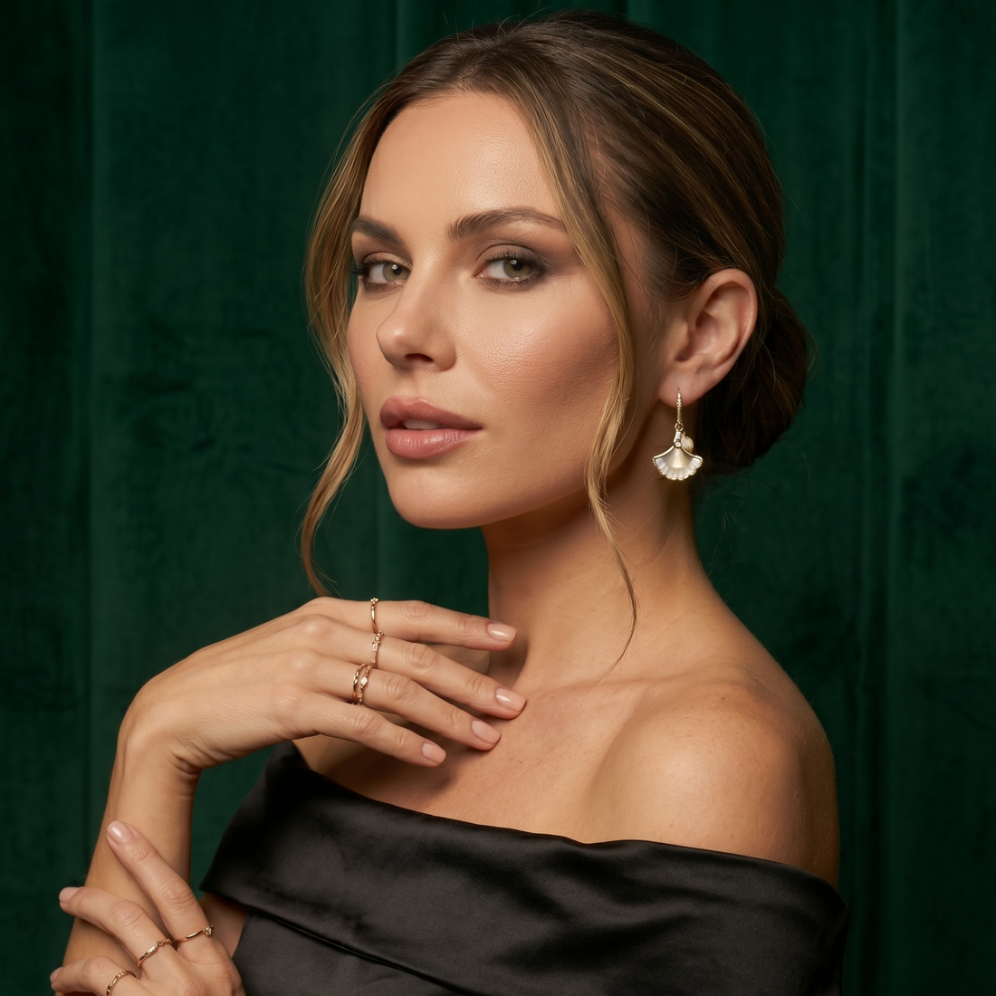 pearl earrings for women