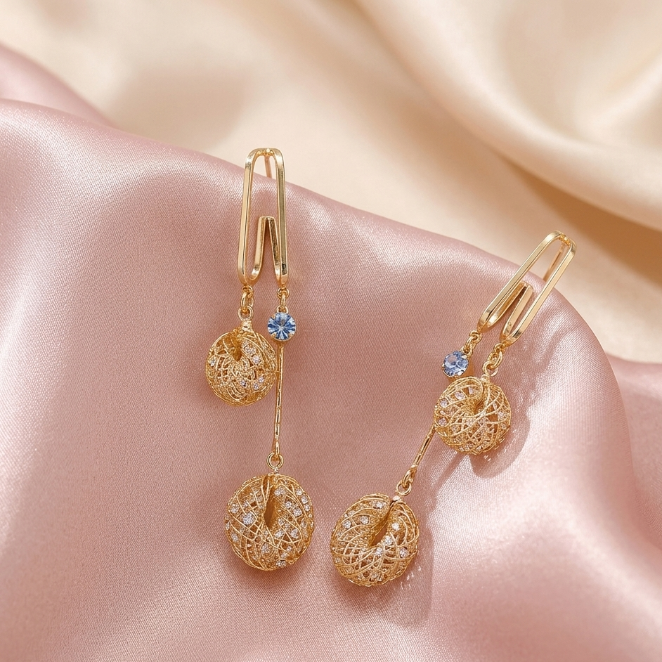 crystal drop earrings women
