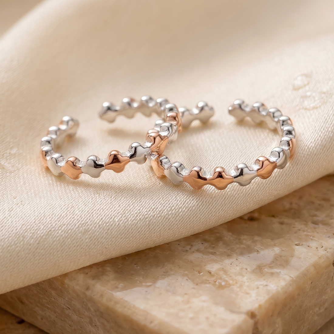 pure silver toe ring