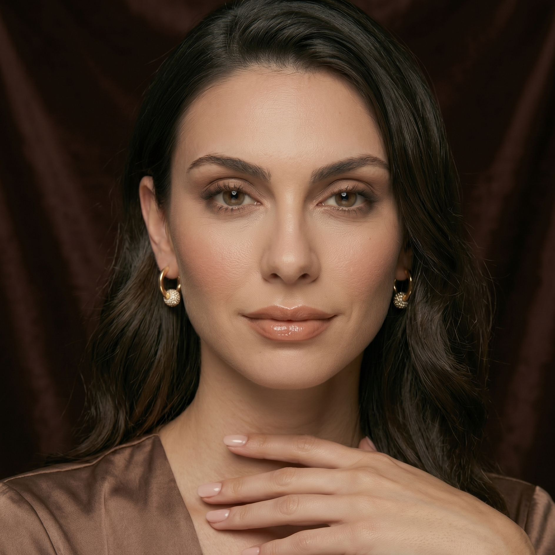 office hoop earrings women