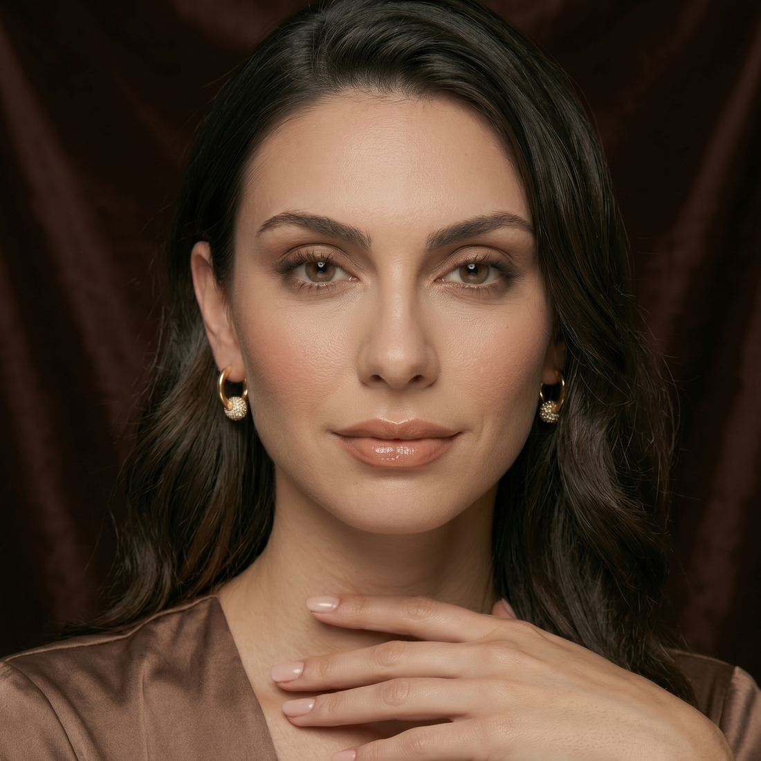 office hoop earrings women