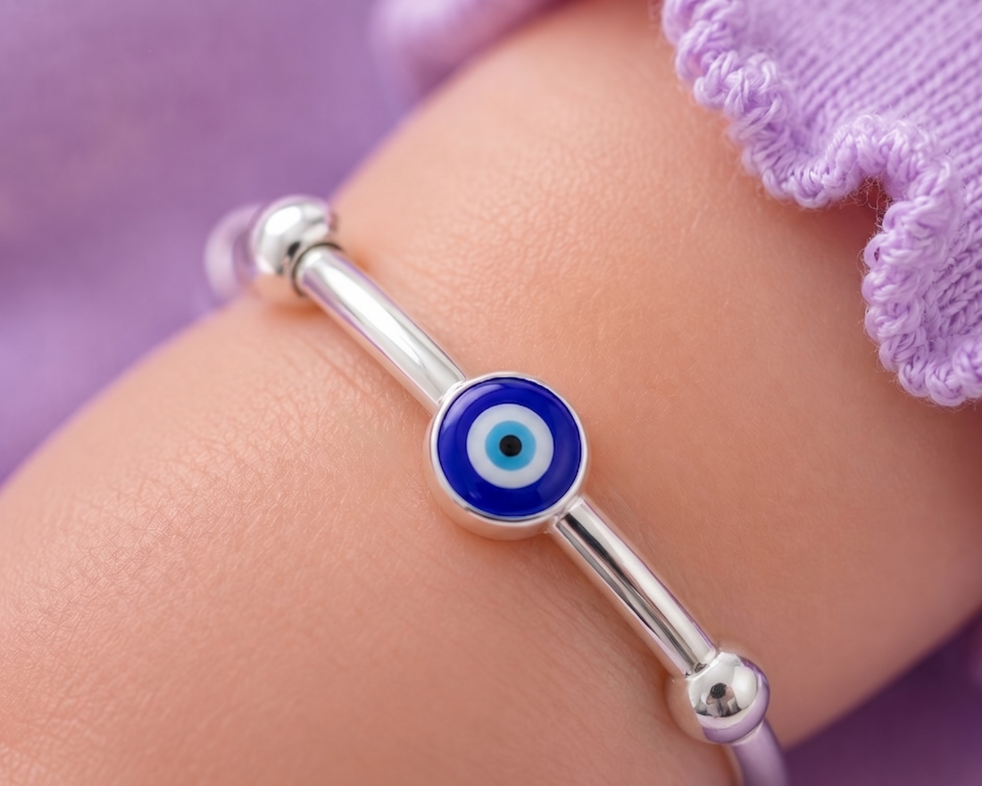 silver bangle for kids