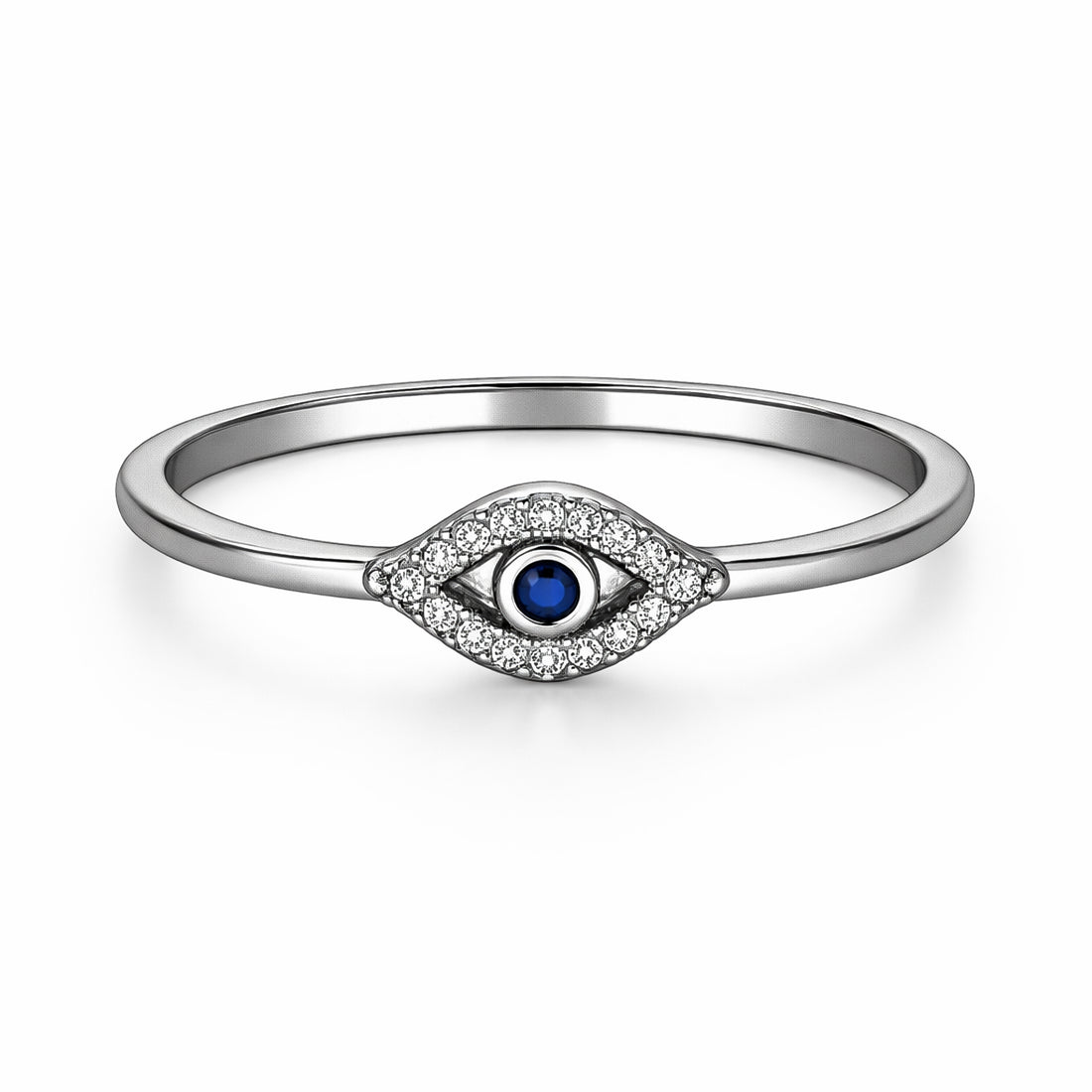 Orope's Evil Eye Ring made with 925 Pure Sterling Silver