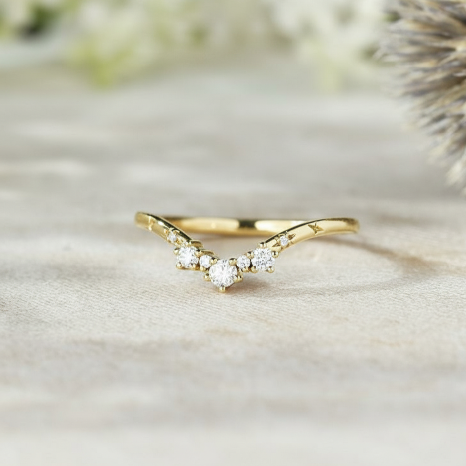 Orope’s Celeste Crown Adjustable Ring made with 925 Pure Sterling Silver