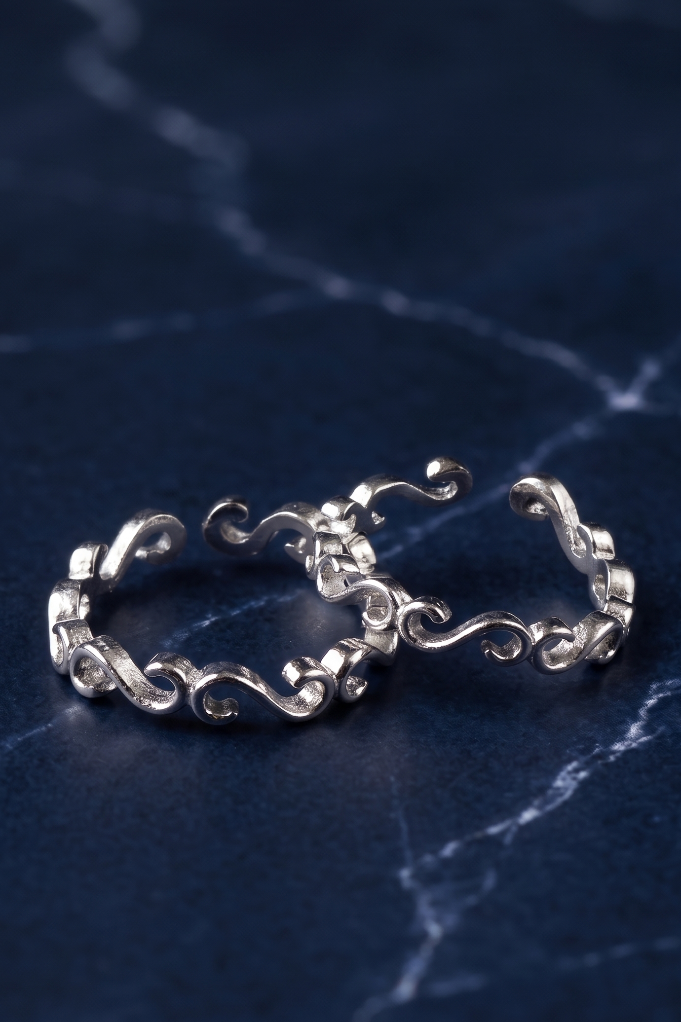 toe rings pure silver