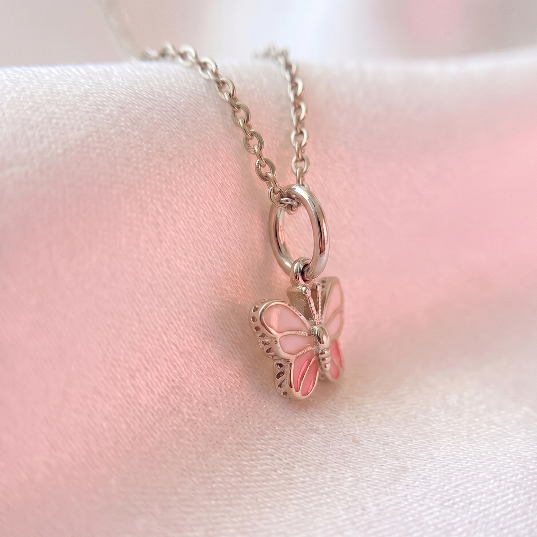 925 butterfly pendant kids