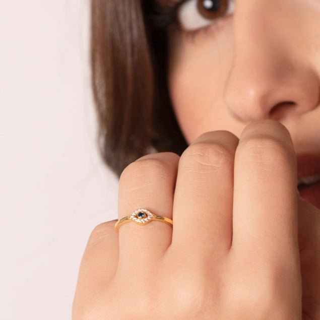 evil eye ring