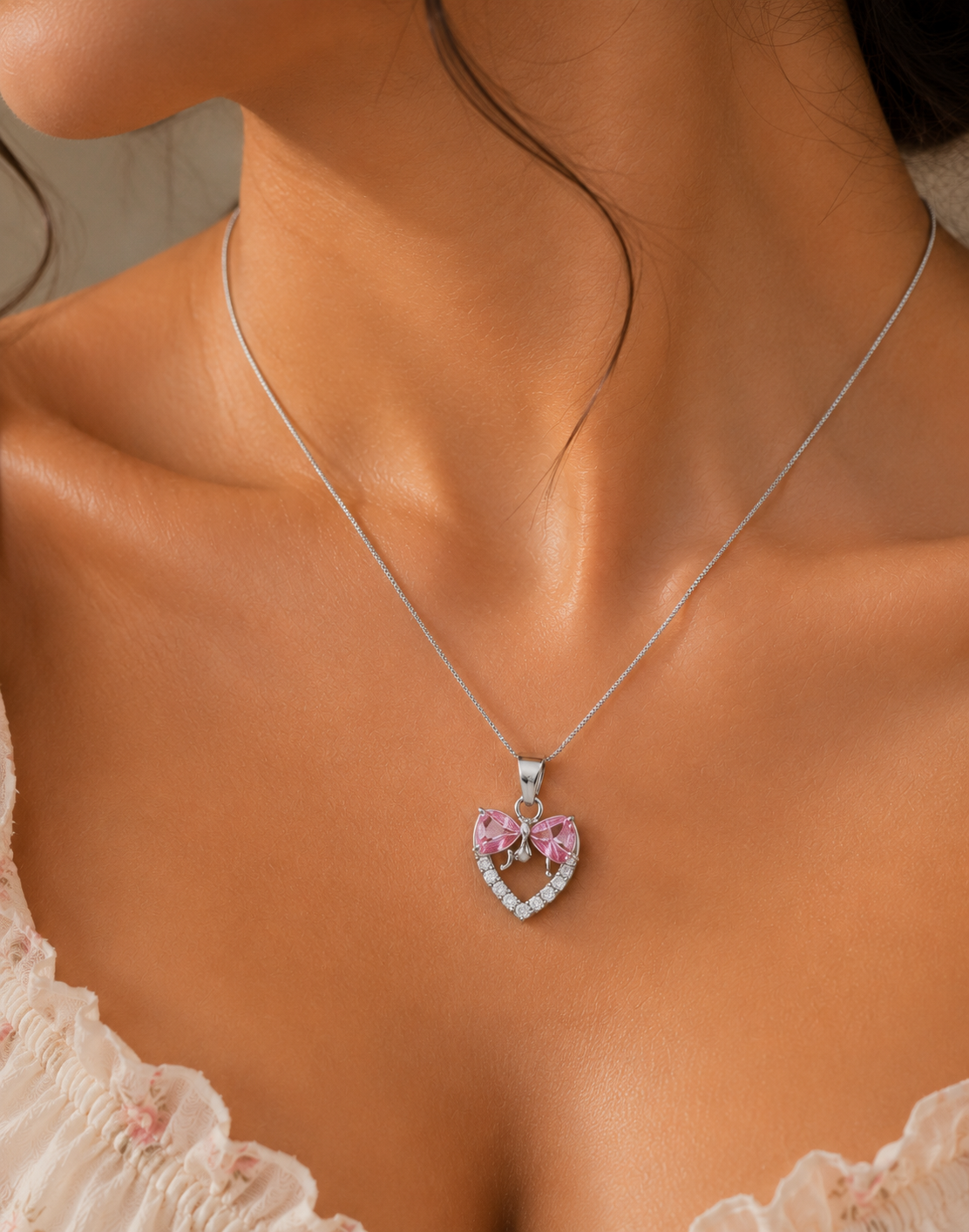 demi fine romantic necklace