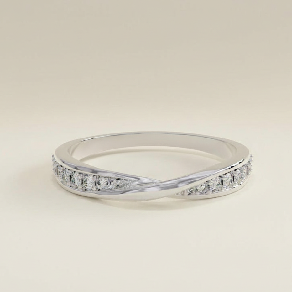 Orope’s Eternity Infinity Spiral Ring made with 925 Pure Sterling Silver