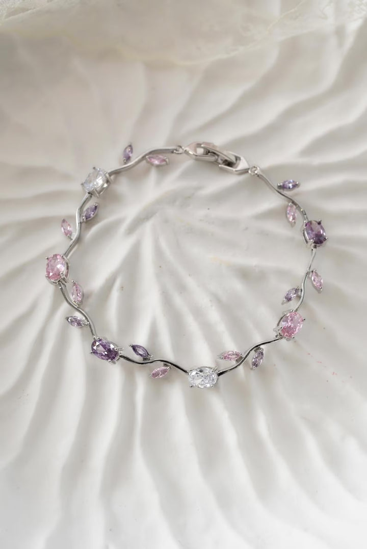 Orope's Tulip Floral Bracelet 925 Pure Silver