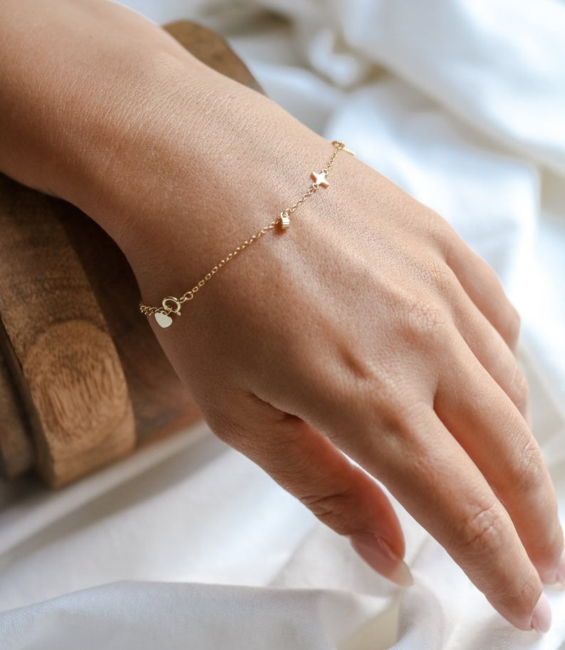 Orope’s Mini Charm Bracelet made with 925 Pure Sterling Silver