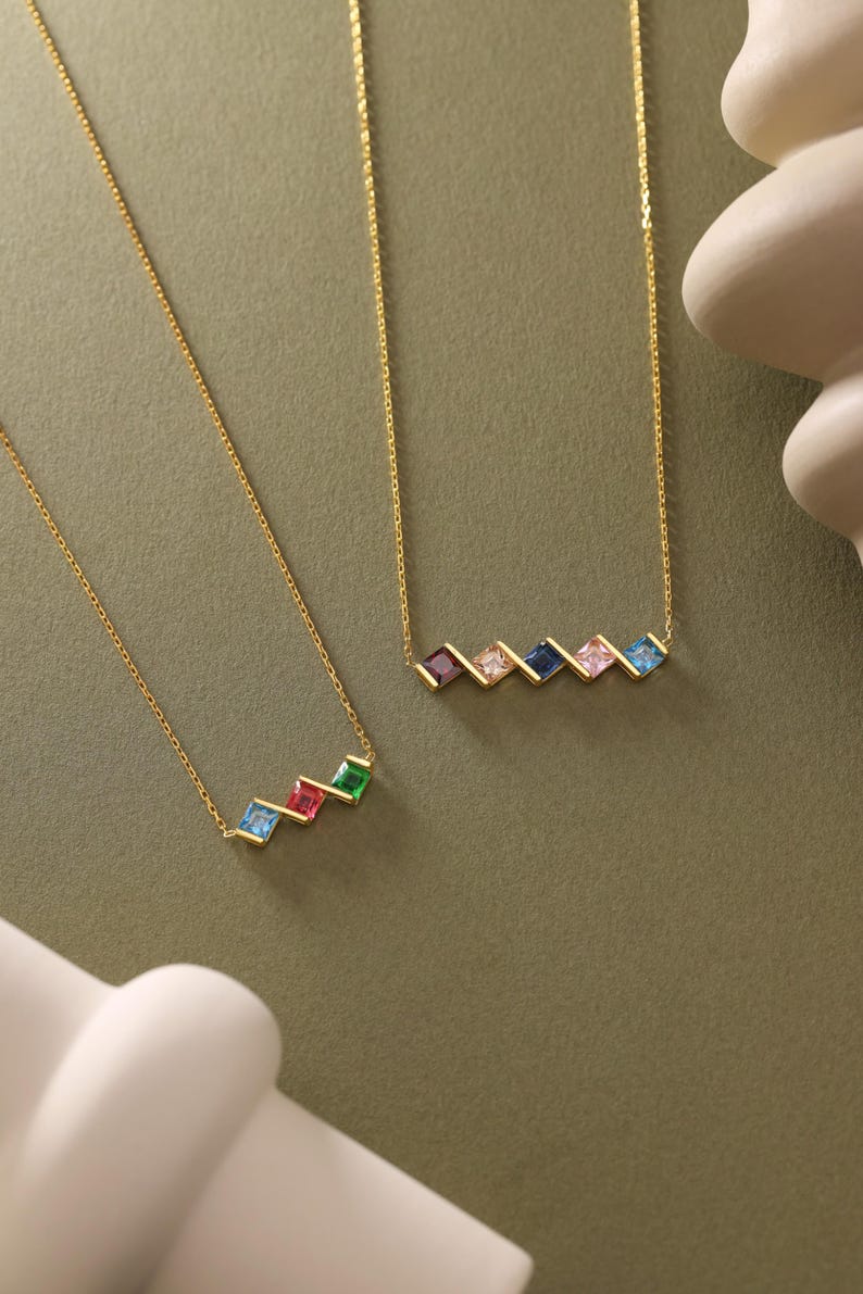 Orope's Prism Bar Necklace Made with 925 Pure Sterling Silver