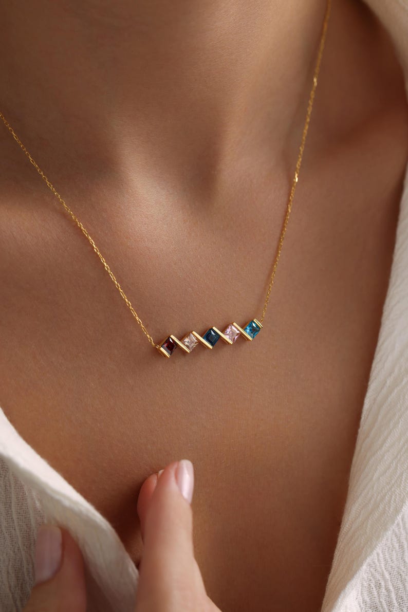 Orope's Prism Bar Necklace Made with 925 Pure Sterling Silver
