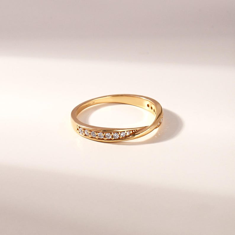 Orope’s Twisted Eternity Ring made with 925 Pure Sterling Silver