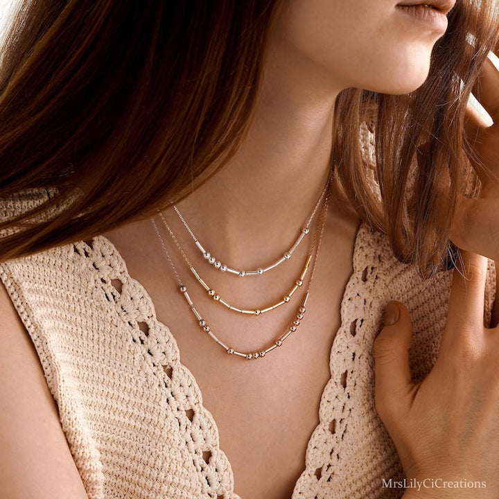 Orope's Morse Code Necklace Made with 925 Pure Sterling Silver