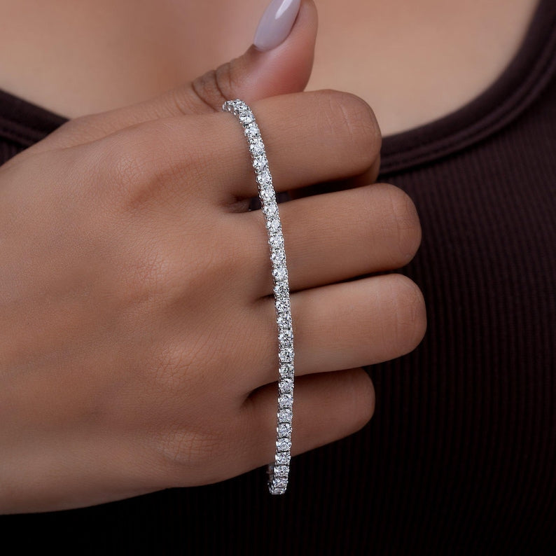 Prestige Glow CZ Tennis Bracelet | 925 Pure Sterling Silver