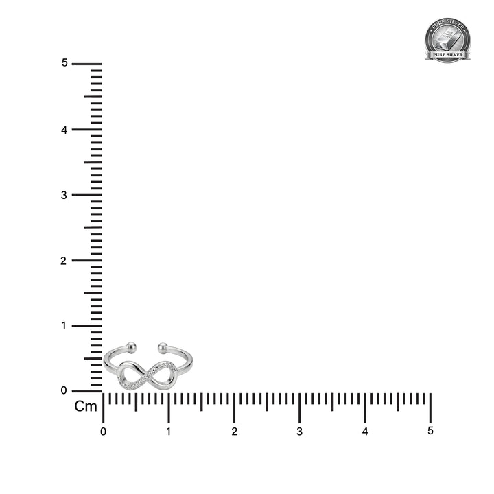 Orope's Infinity Love Ring Made With Pure 925 Hallmarked Silver