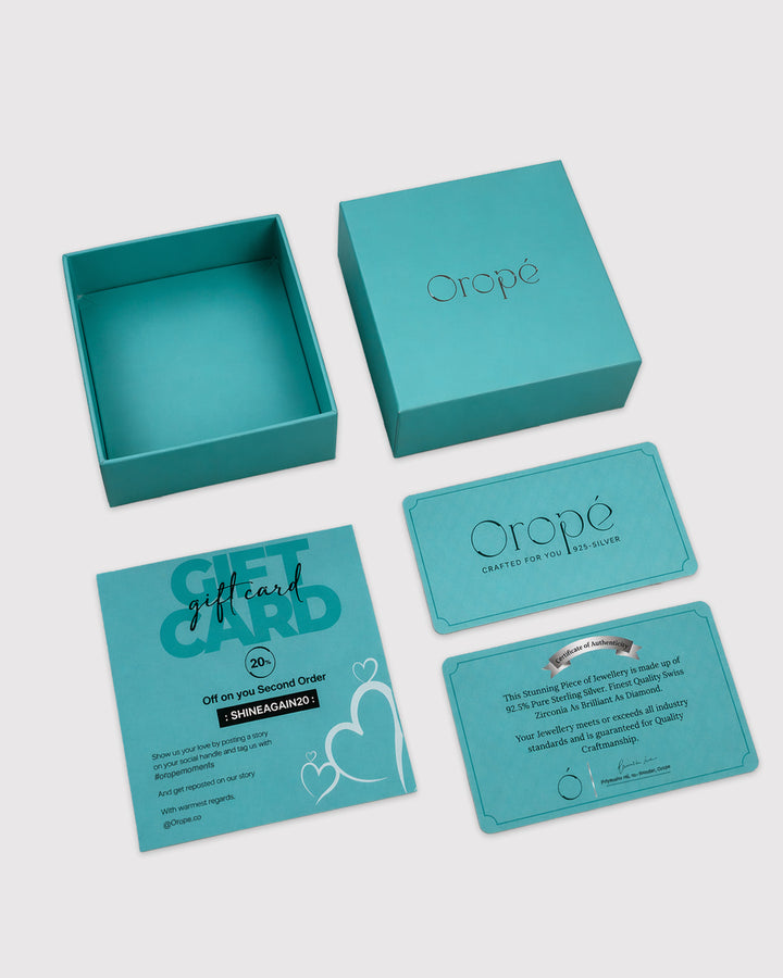 Orope silver 925 jewellery box