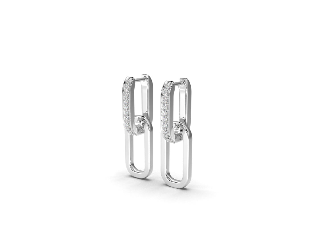 Orope’s Cable Link Dangle Link made with 925 Pure Sterling Silver